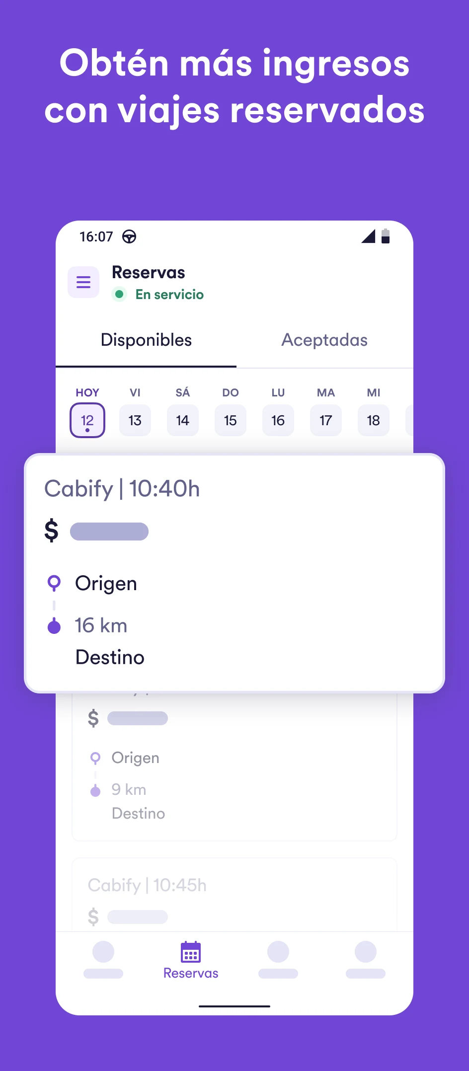 Cabify Driver: app conductores screenshot
