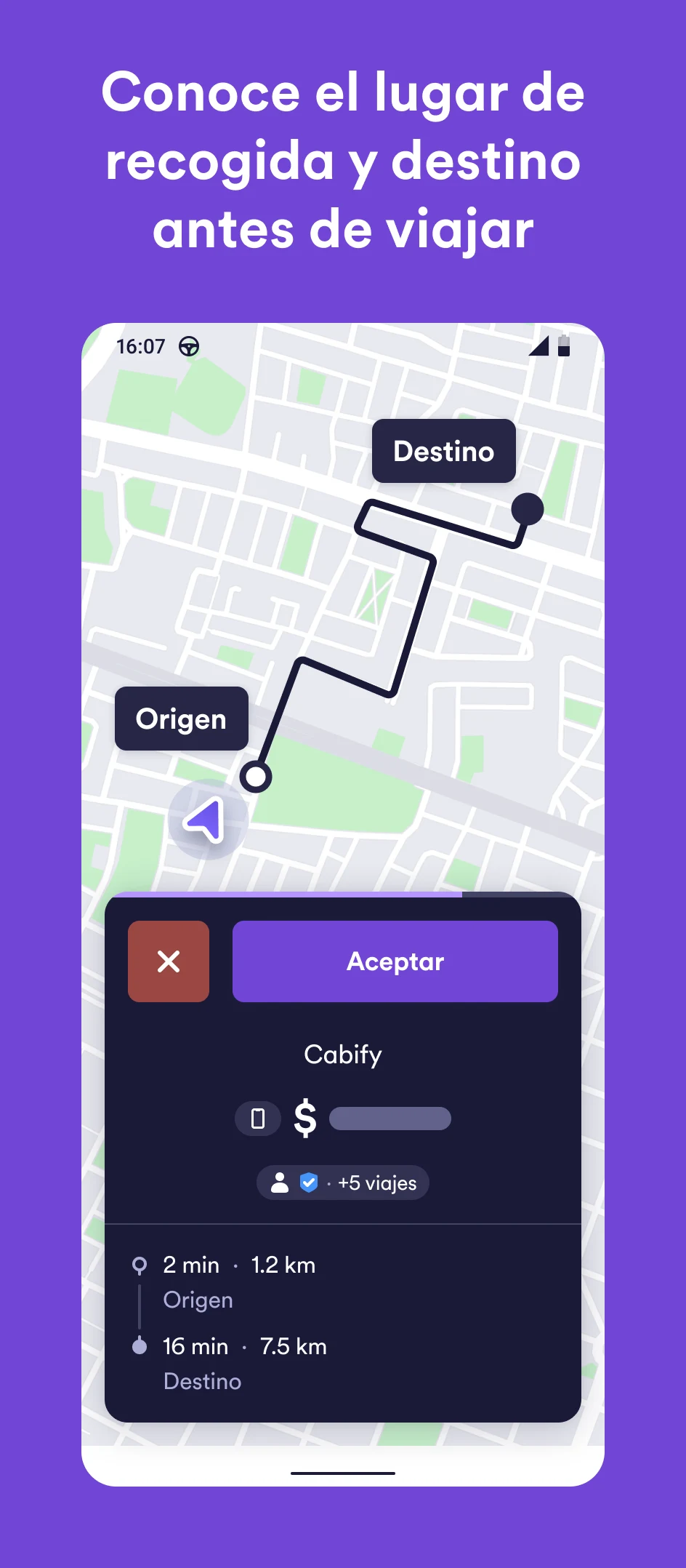 Cabify Driver: app conductores screenshot